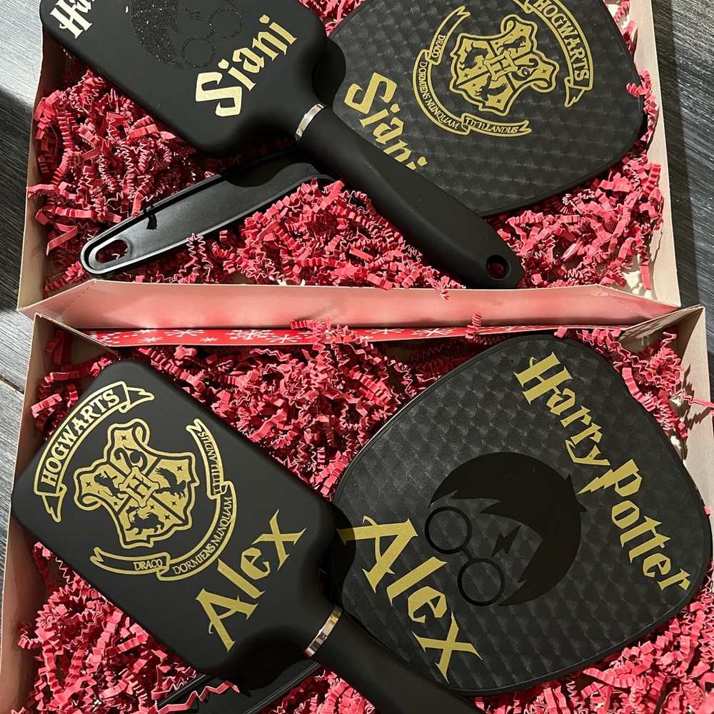 Harry Potter Themed Hairbrush Set